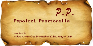 Papolczi Pasztorella névjegykártya